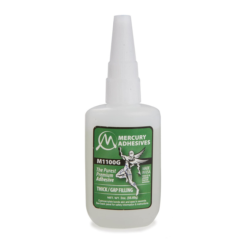 CA Glue with No-Clog Cap - Types:Thick - Size:2-oz